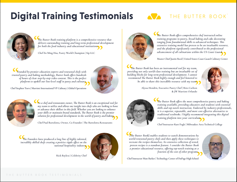 Testimonials and credentials