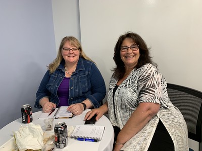 Attendees dining at a regional event